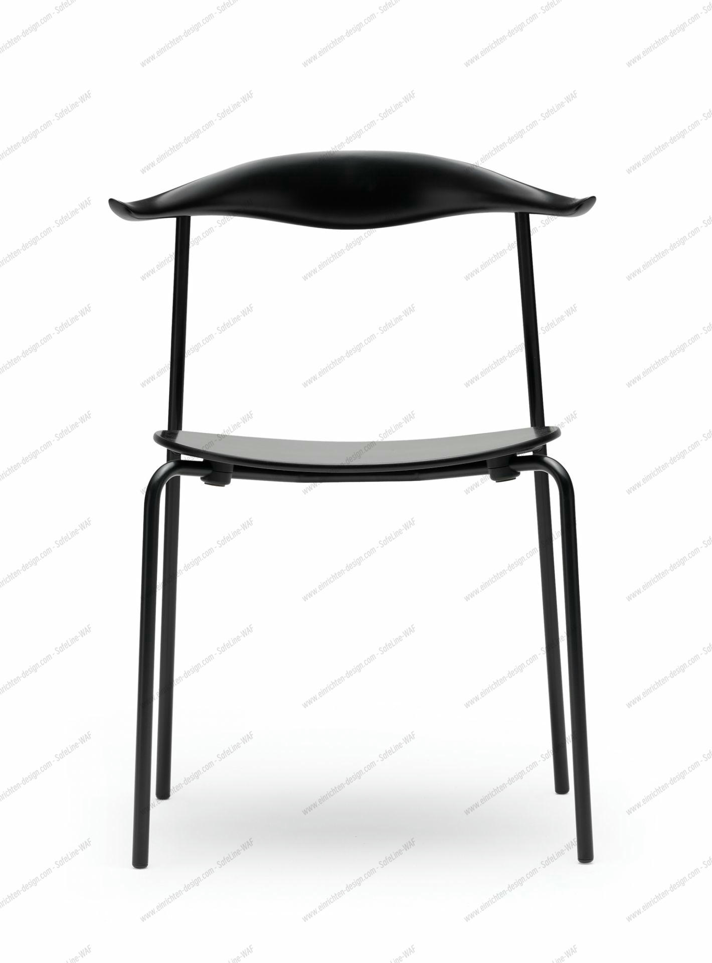 Carl Hansen CH88T Beech Black Lacquered Frame Steel Powder Coated